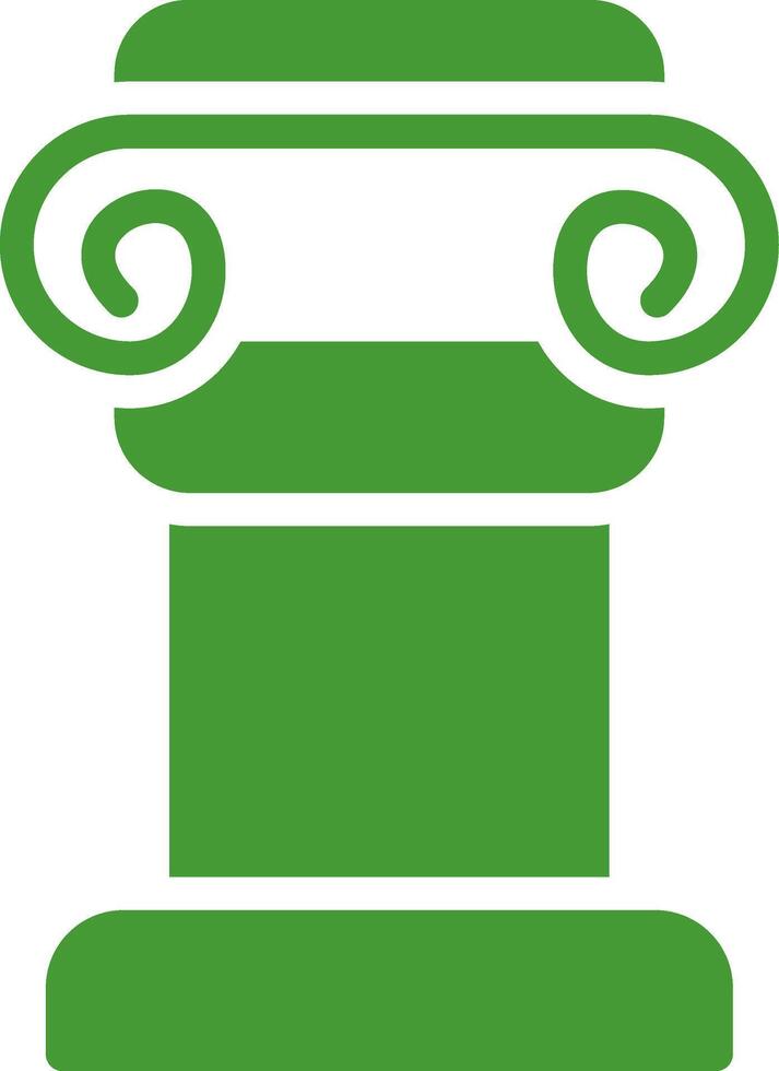 Pillar Creative Icon Design vector
