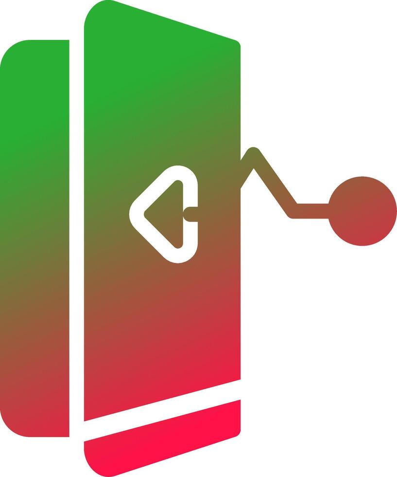 Exit Strategy Creative Icon Design vector