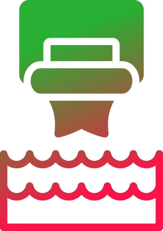Water Basketball Creative Icon Design vector