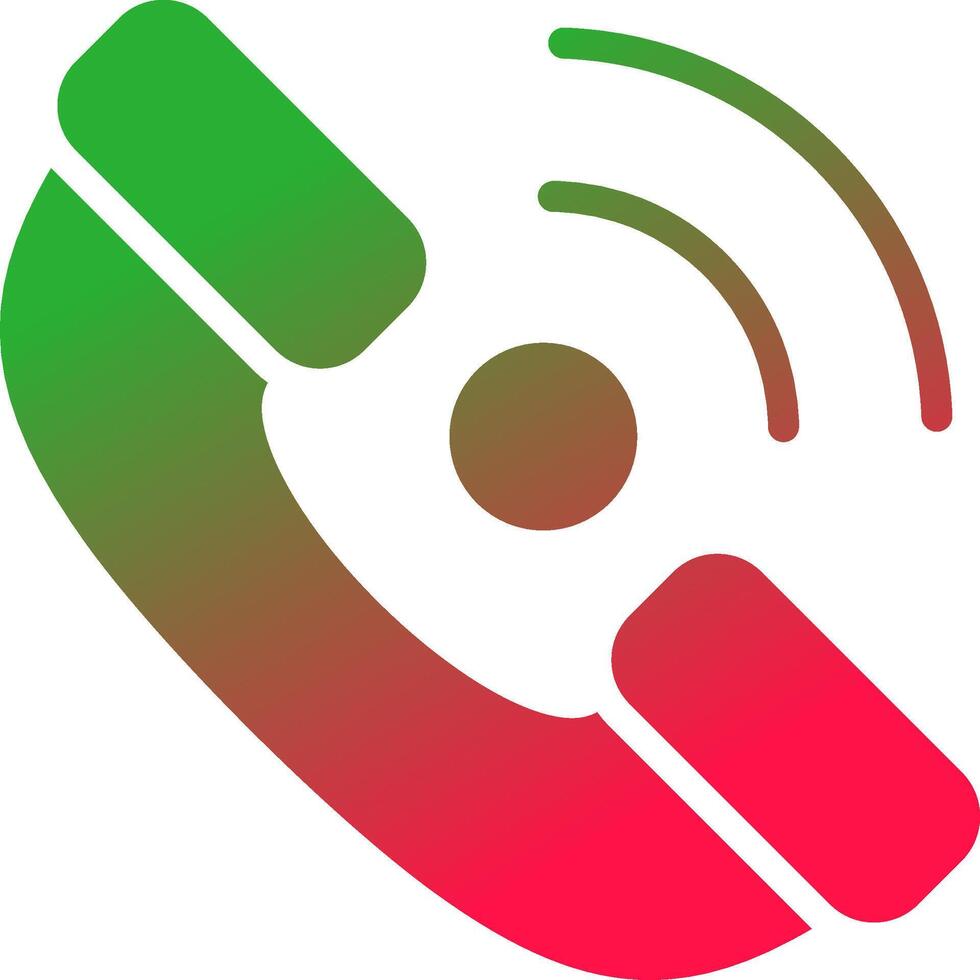 Phone Receiver Creative Icon Design vector