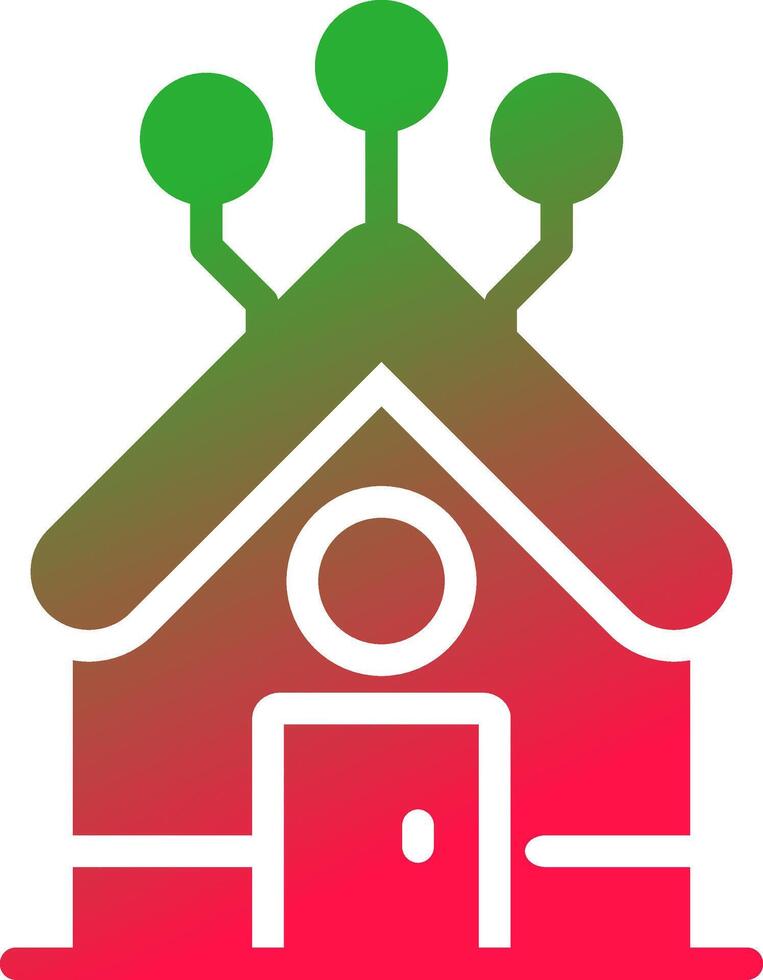 Home Network Creative Icon Design vector