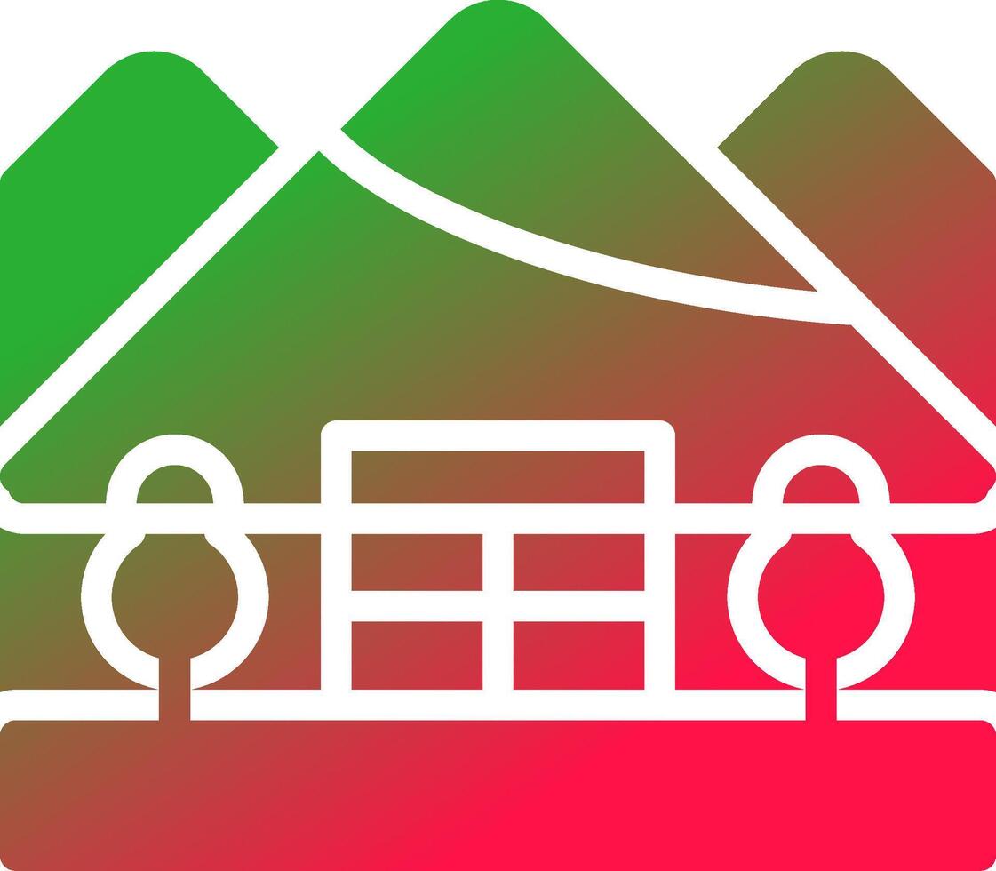 Igloo Landscape Creative Icon Design vector