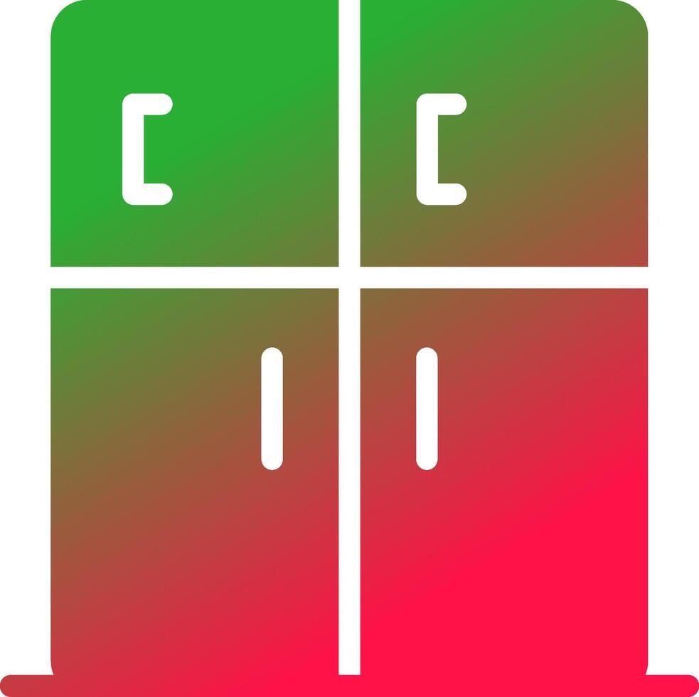 Fridge Creative Icon Design vector