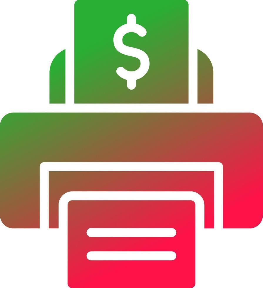 Printer Creative Icon Design vector