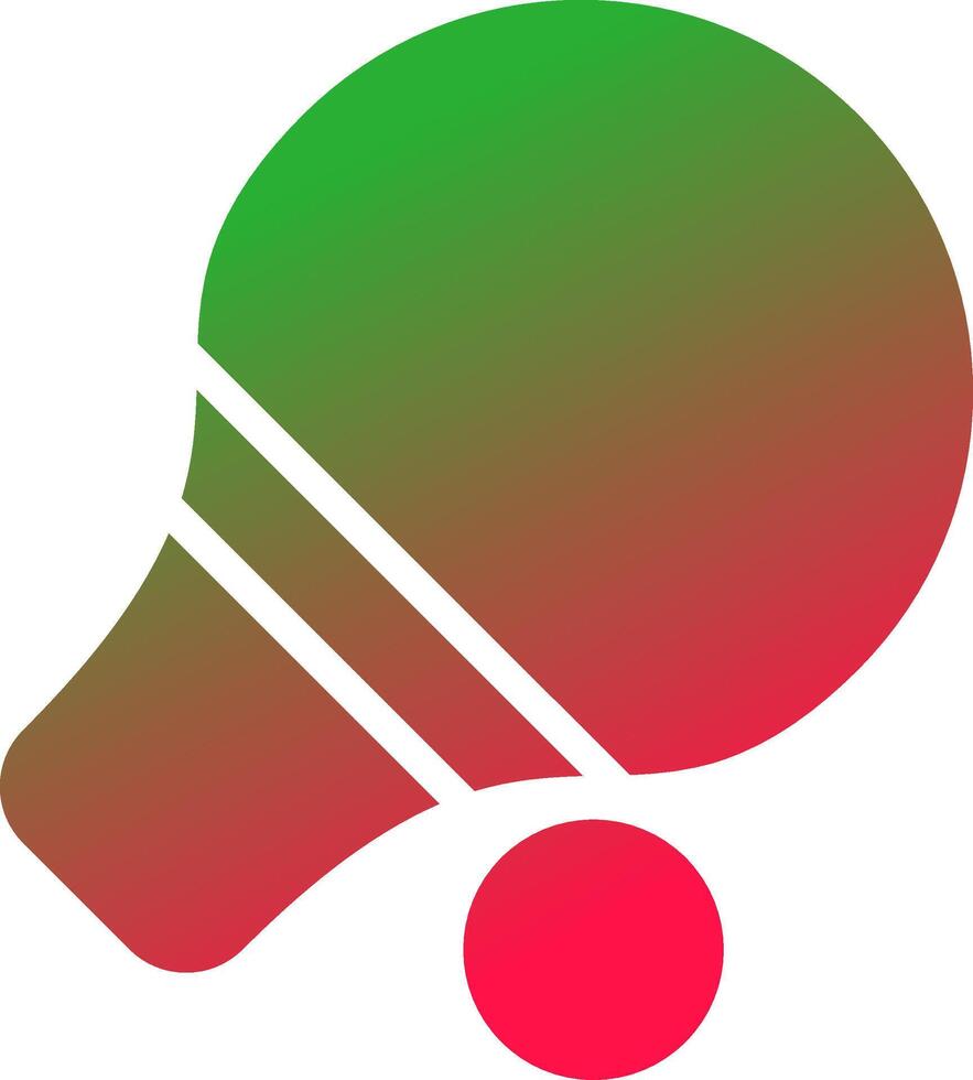 Ping Pong Creative Icon Design vector