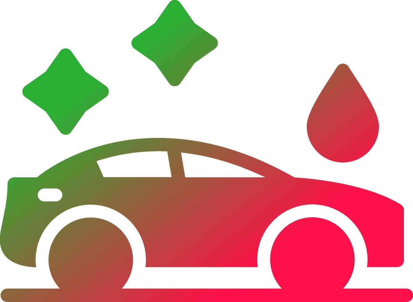 Car Wash Creative Icon Design vector