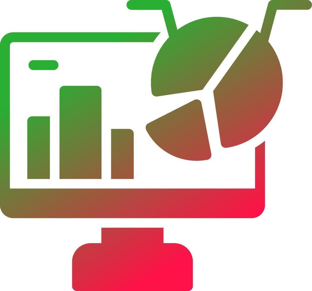 Data Analytics Creative Icon Design vector