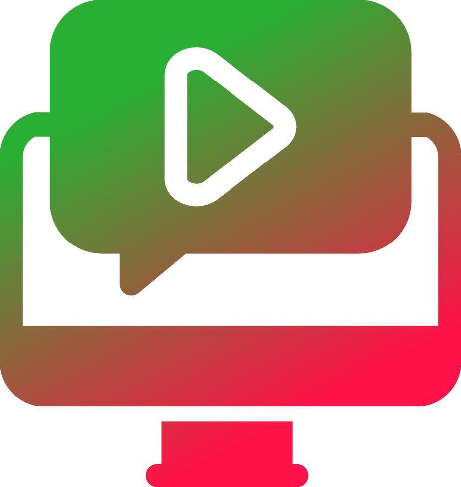 Video Tutorial Creative Icon Design vector