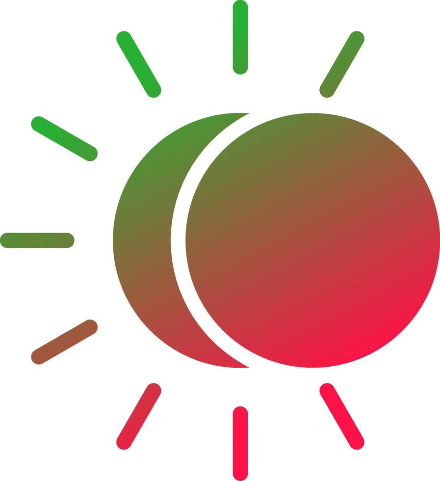 Eclipse Creative Icon Design vector