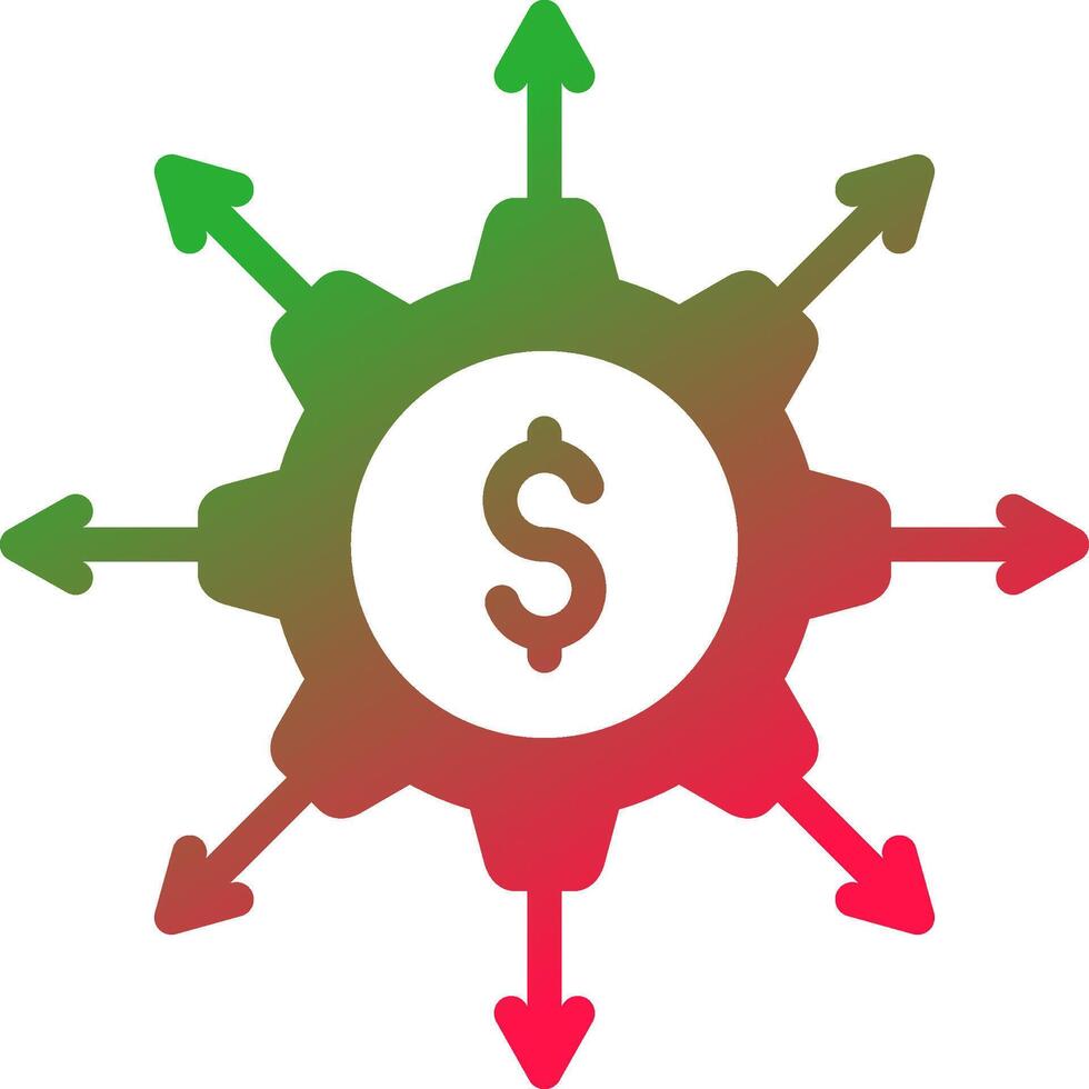 Crowdfunding Portal Creative Icon Design vector