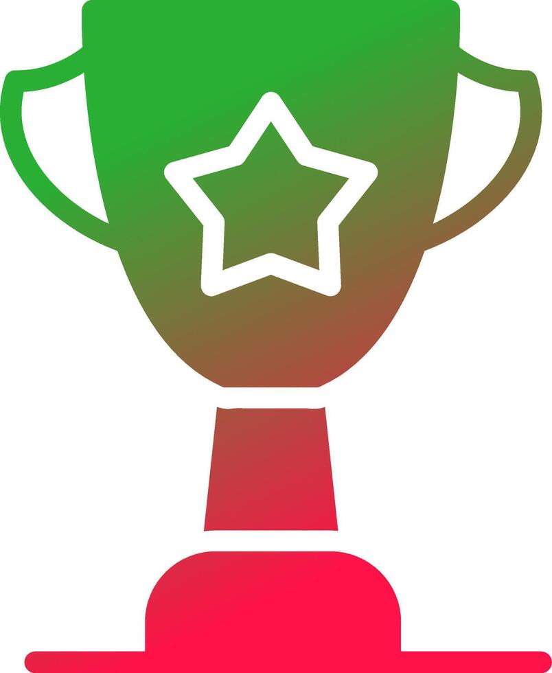 Trophy Creative Icon Design vector