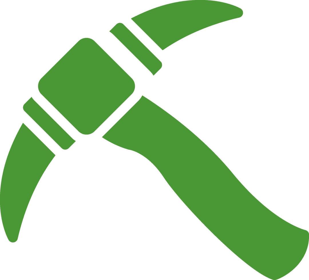 Pickaxe Creative Icon Design vector