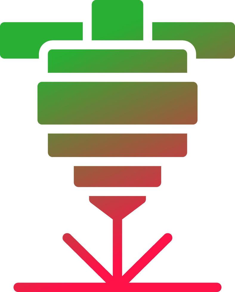 Laser Cutting Creative Icon Design vector