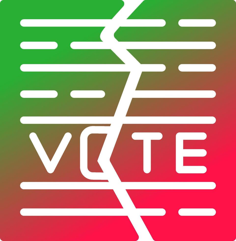 Ballot Creative Icon Design vector