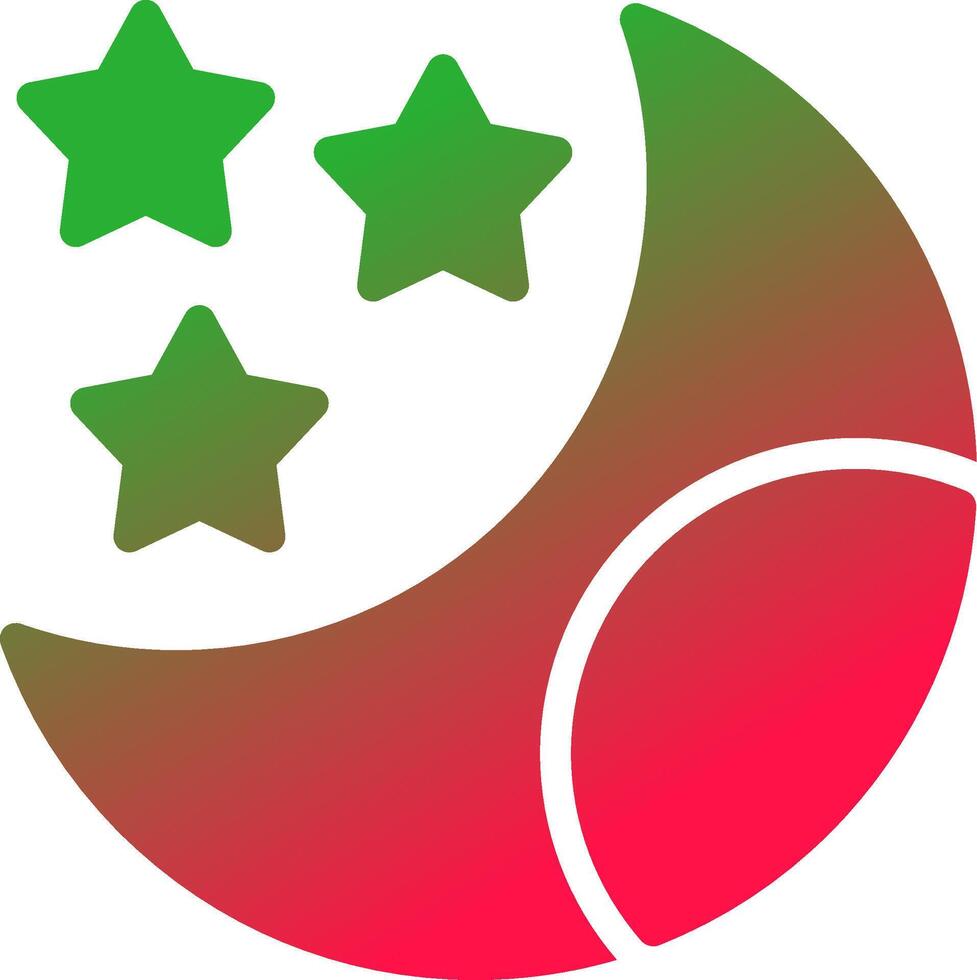 Moon Creative Icon Design vector