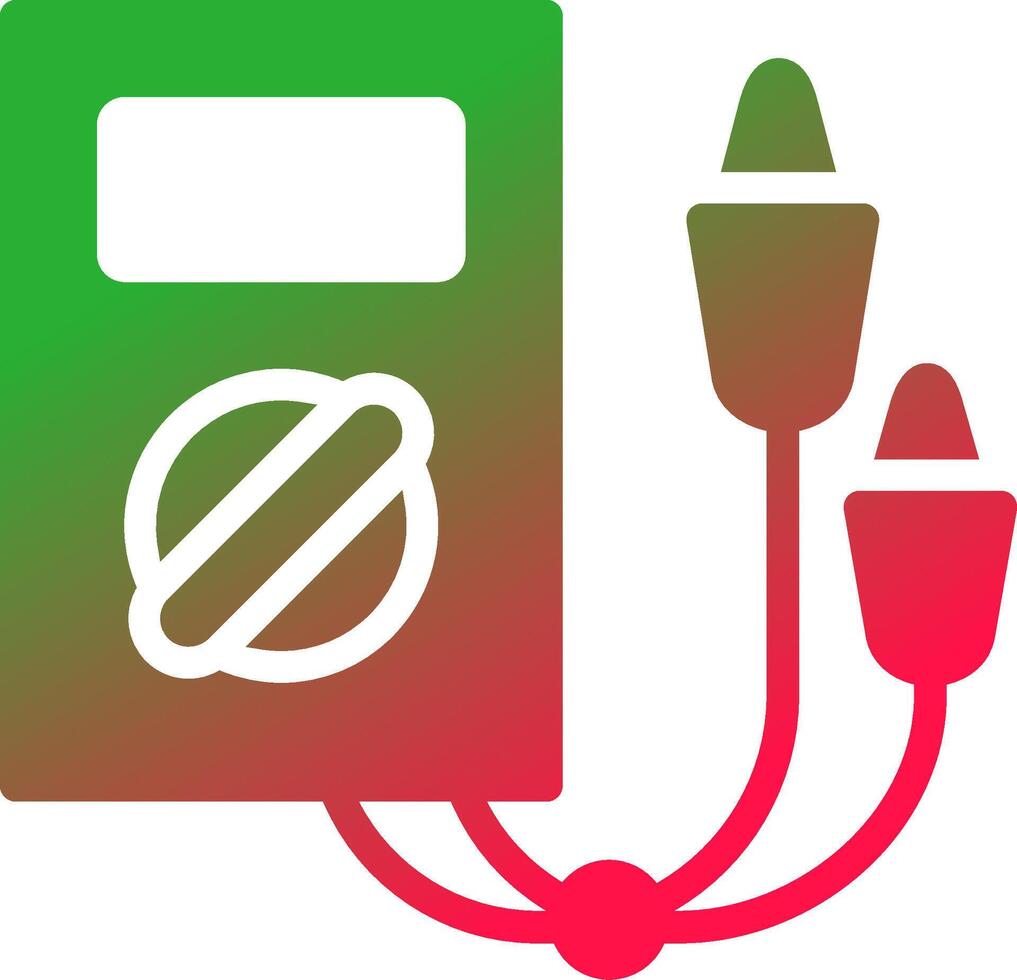 Electric Tester Creative Icon Design vector
