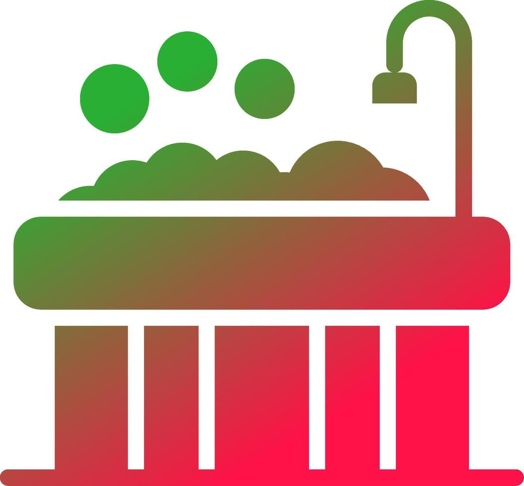 Bathtub Creative Icon Design vector