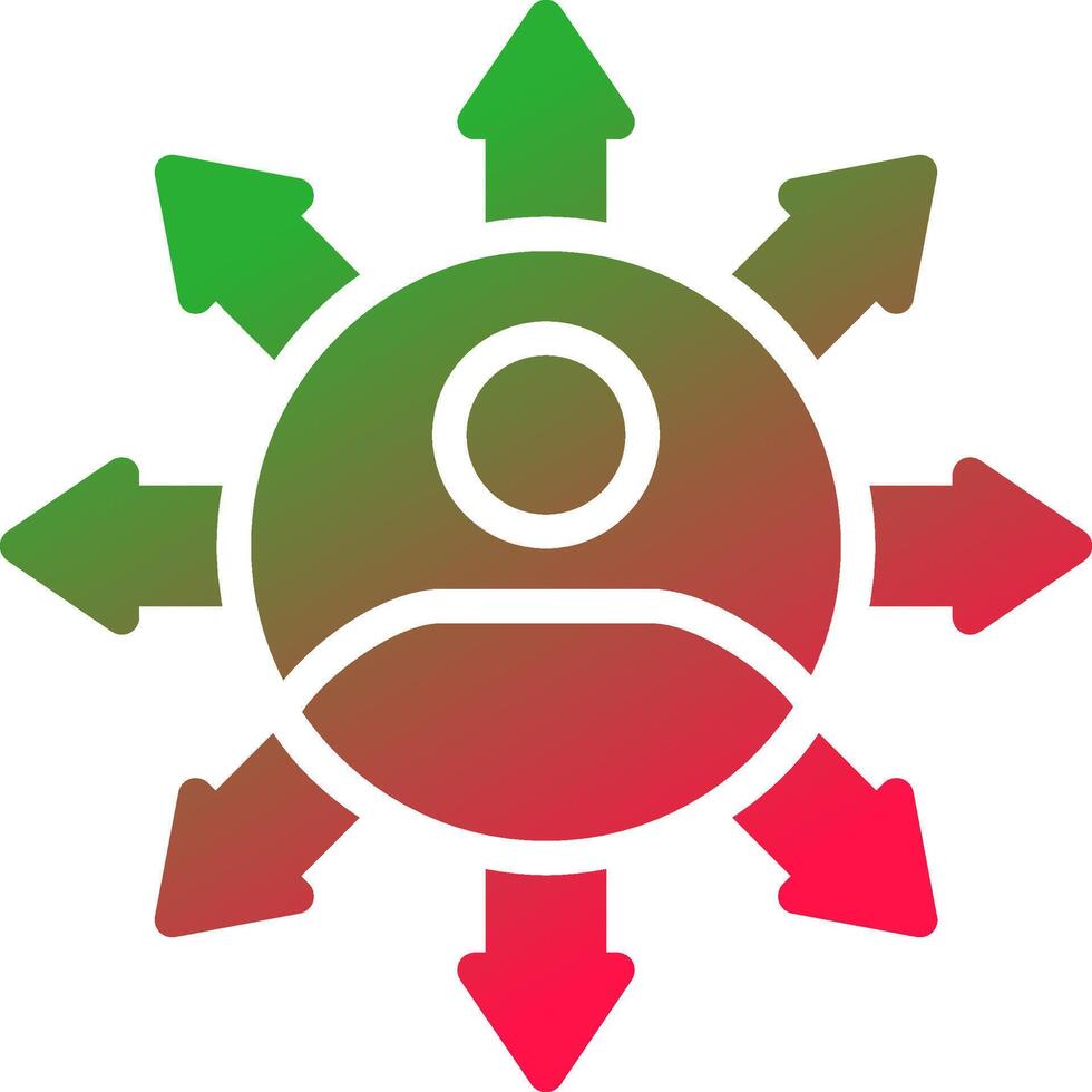 Influence Creative Icon Design vector