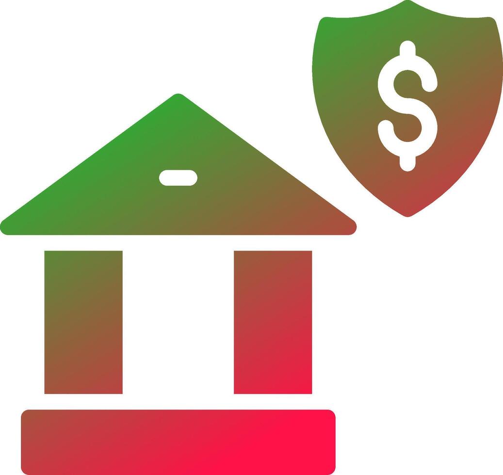 Banking Security Creative Icon Design vector