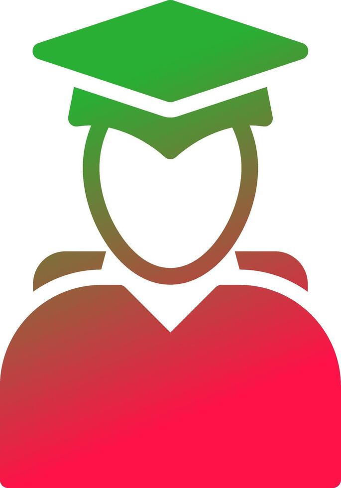 Student Creative Icon Design vector