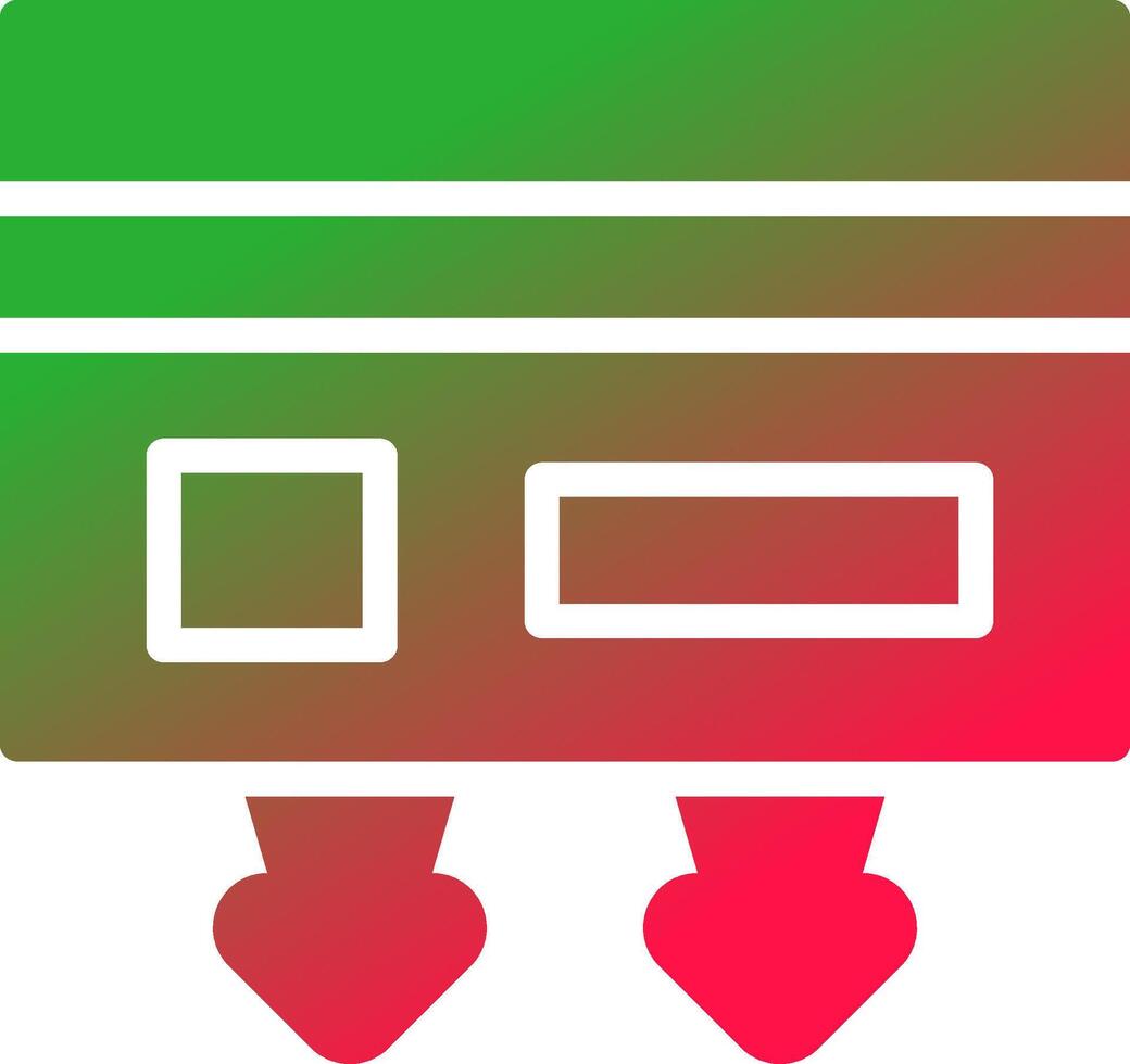 Cash Withdrawal Creative Icon Design vector