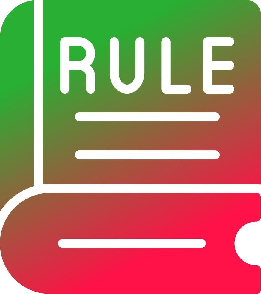 Rule Creative Icon Design vector