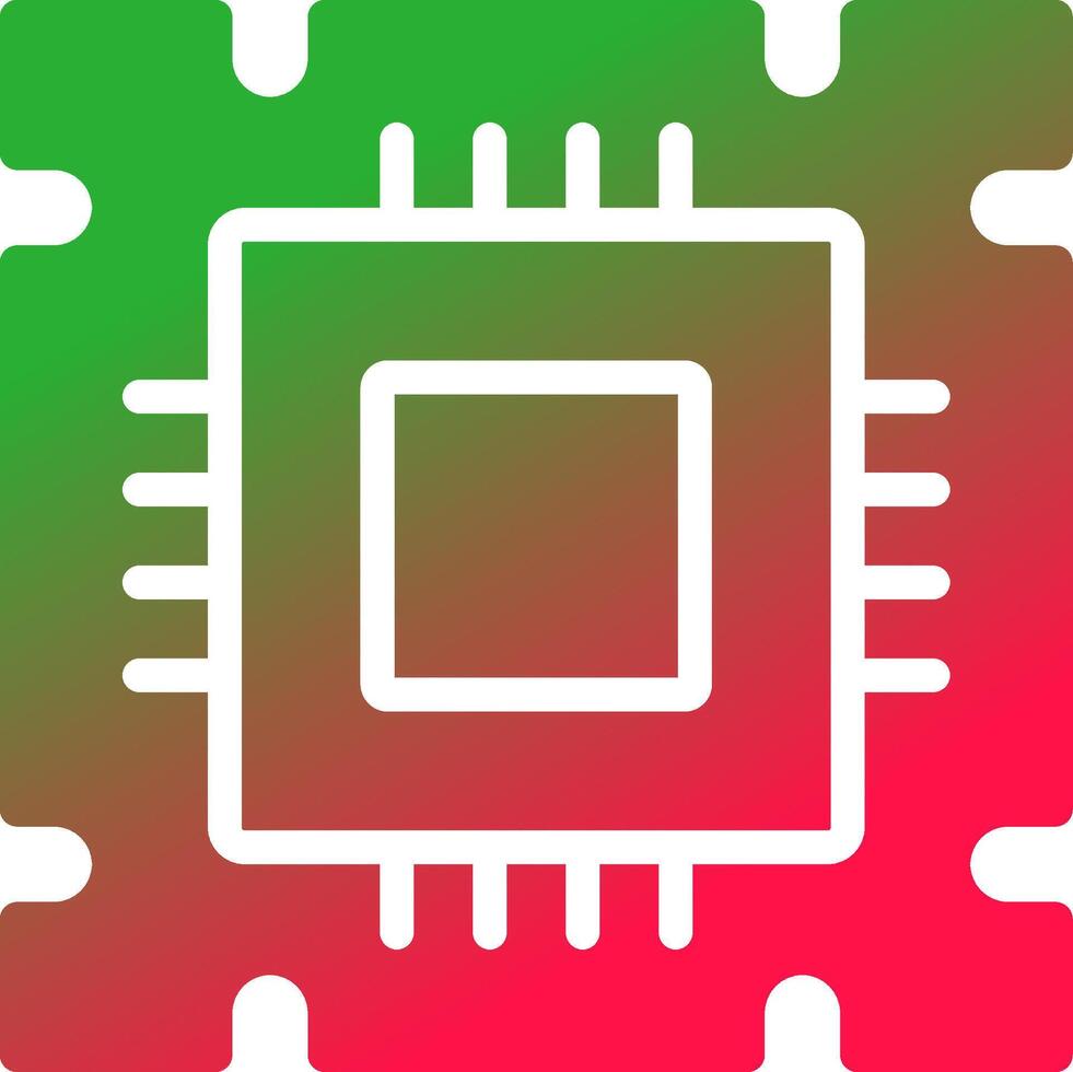 Processor Creative Icon Design vector