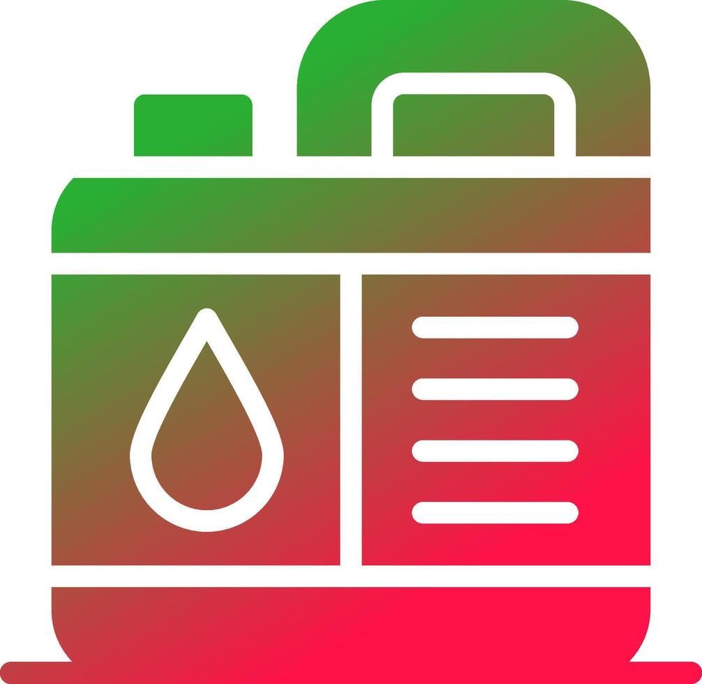 Glyph Gradient Design vector