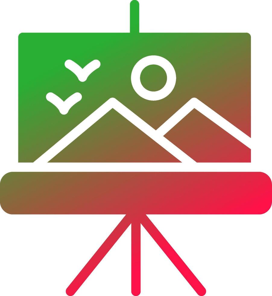 Canvas Creative Icon Design vector