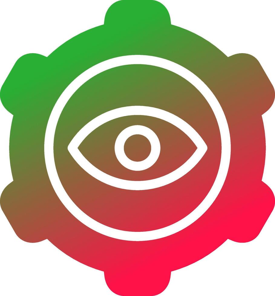 Eye Setting Creative Icon Design vector