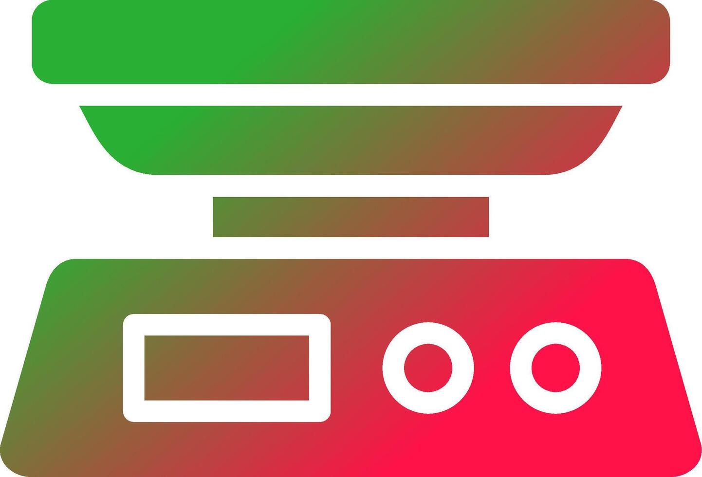 Food Scale Creative Icon Design vector