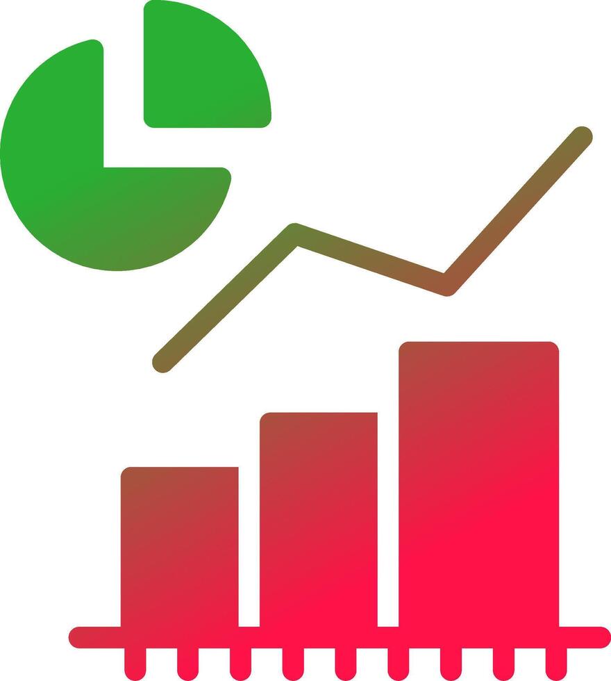 Statistical Analysis Creative Icon Design vector