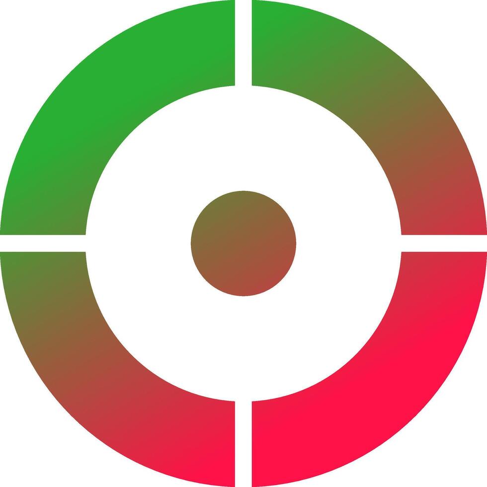 Target Creative Icon Design vector