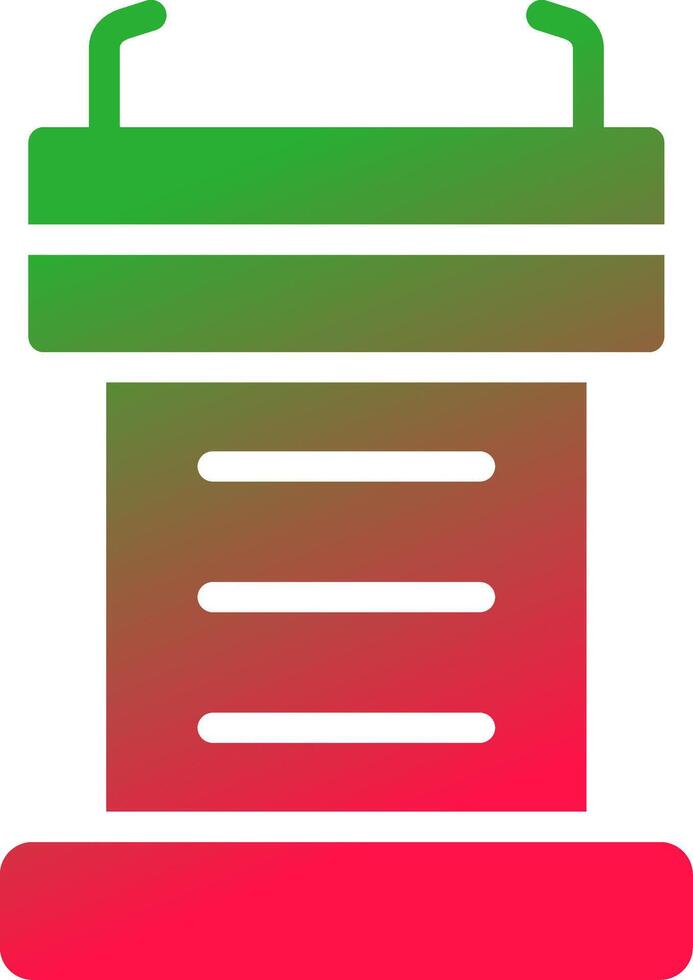 Tribune Creative Icon Design vector