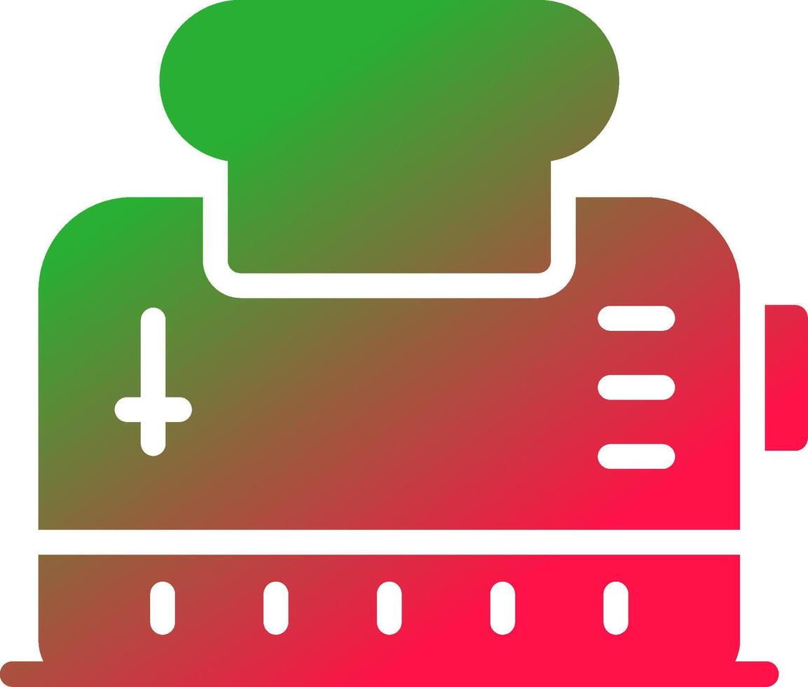 Toaster Creative Icon Design vector
