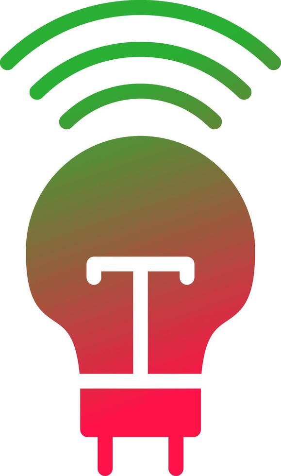 Smart Bulb Creative Icon Design vector