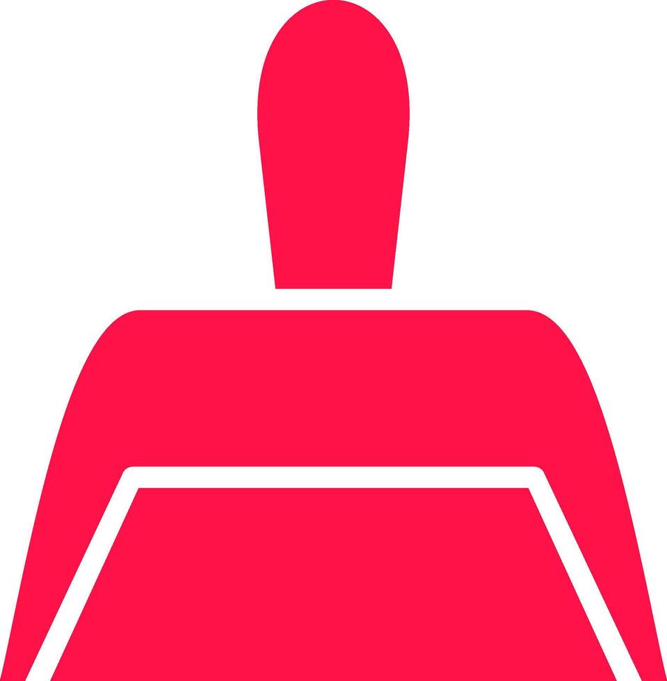Dust Pan Creative Icon Design vector
