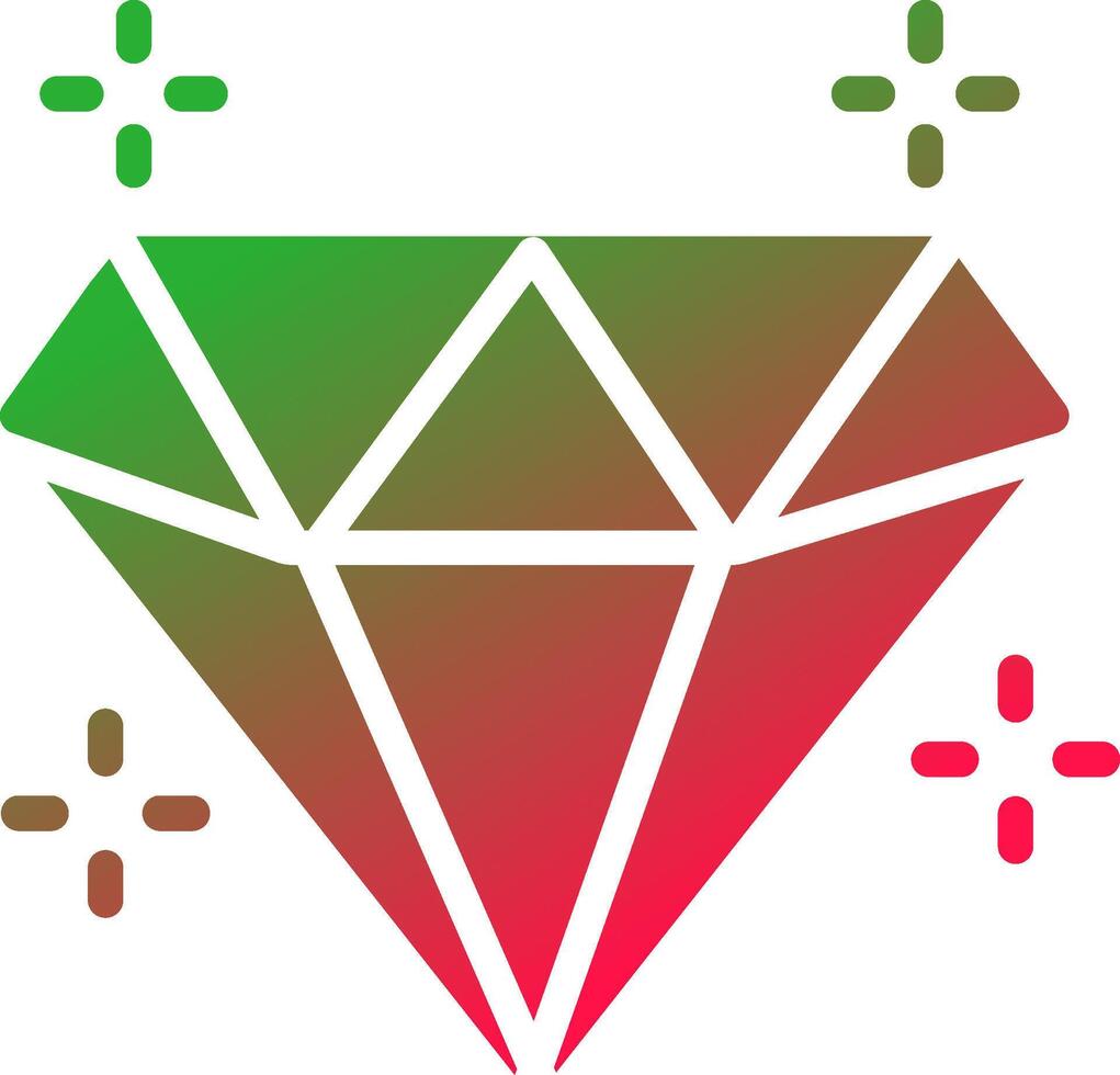 diseño de icono creativo de diamante vector