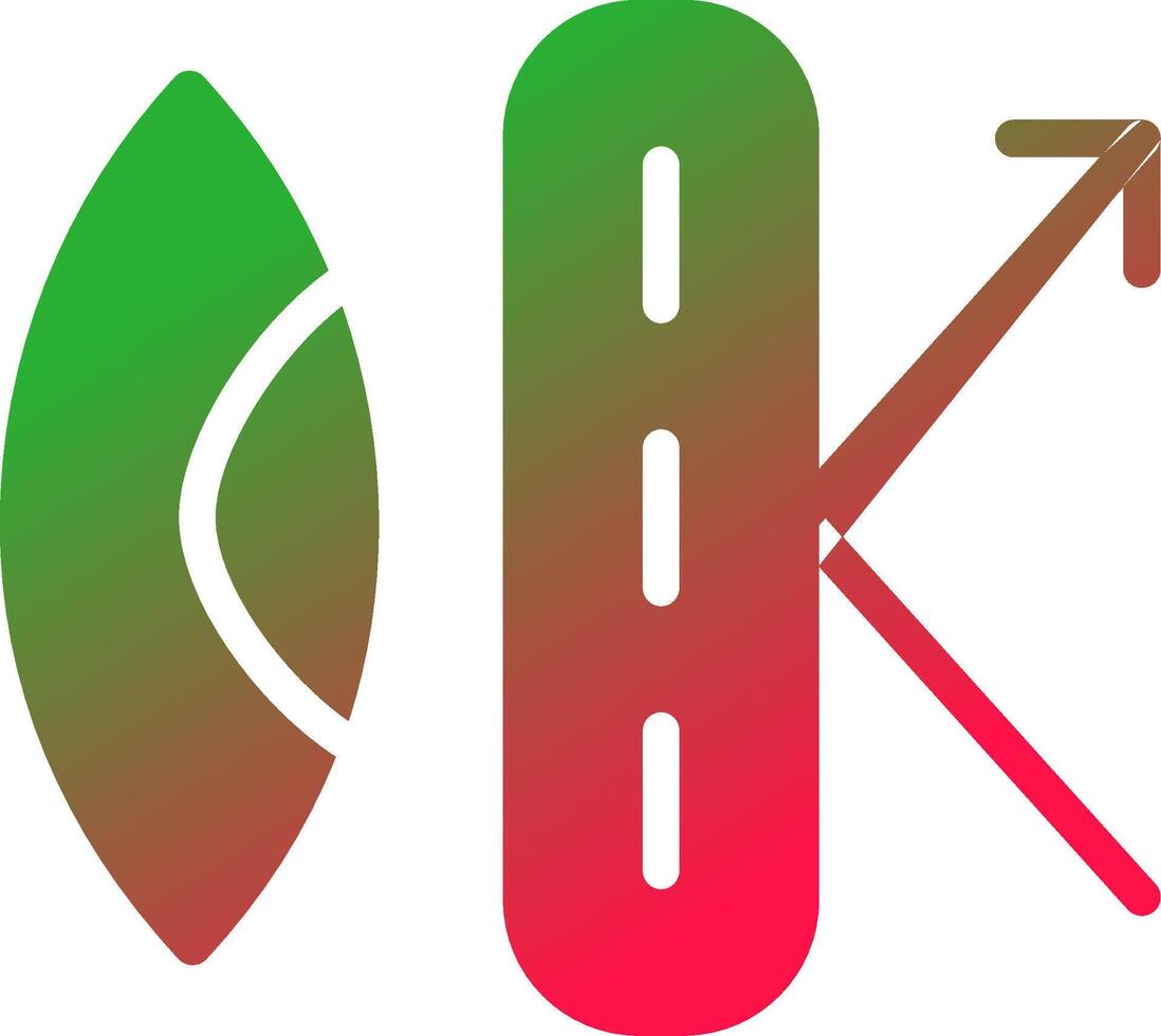 Anti-Reflective Coating Creative Icon Design vector