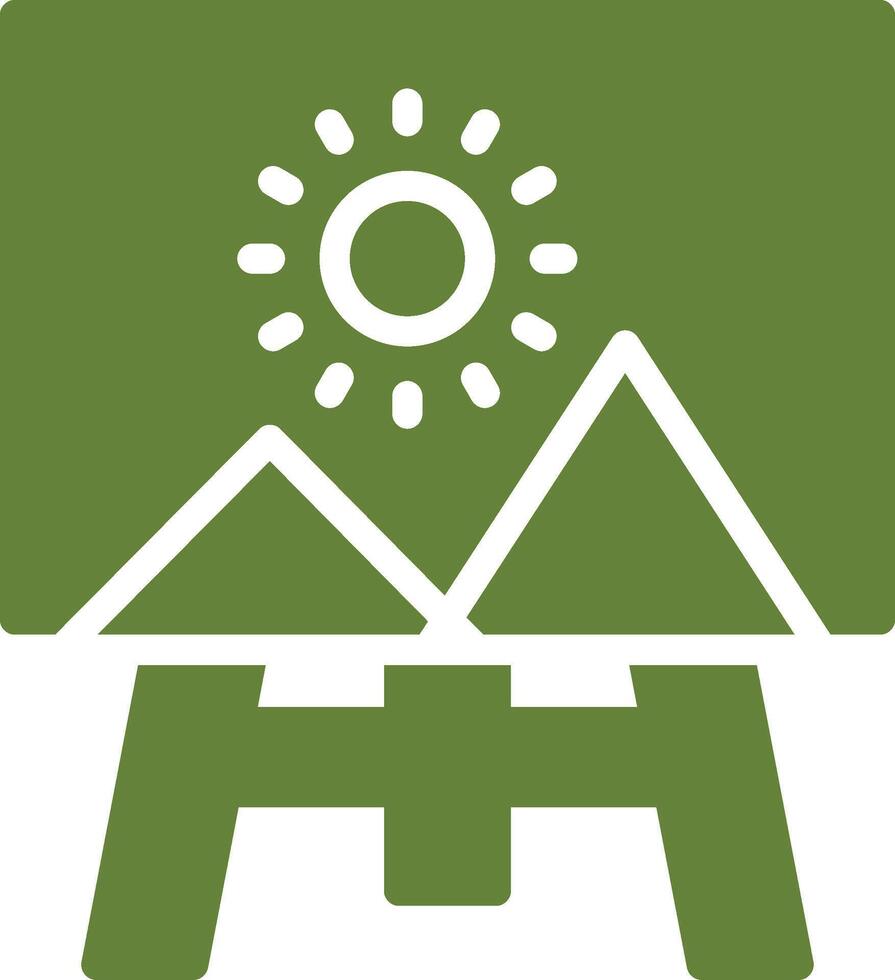 Canvas Creative Icon Design vector