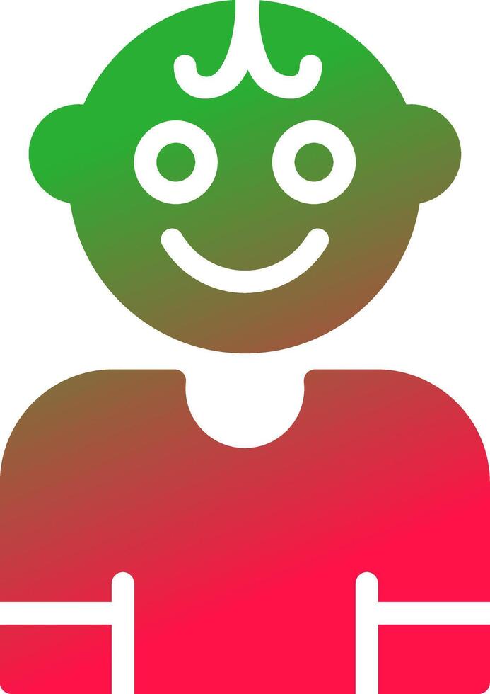 Baby Boy Creative Icon Design vector