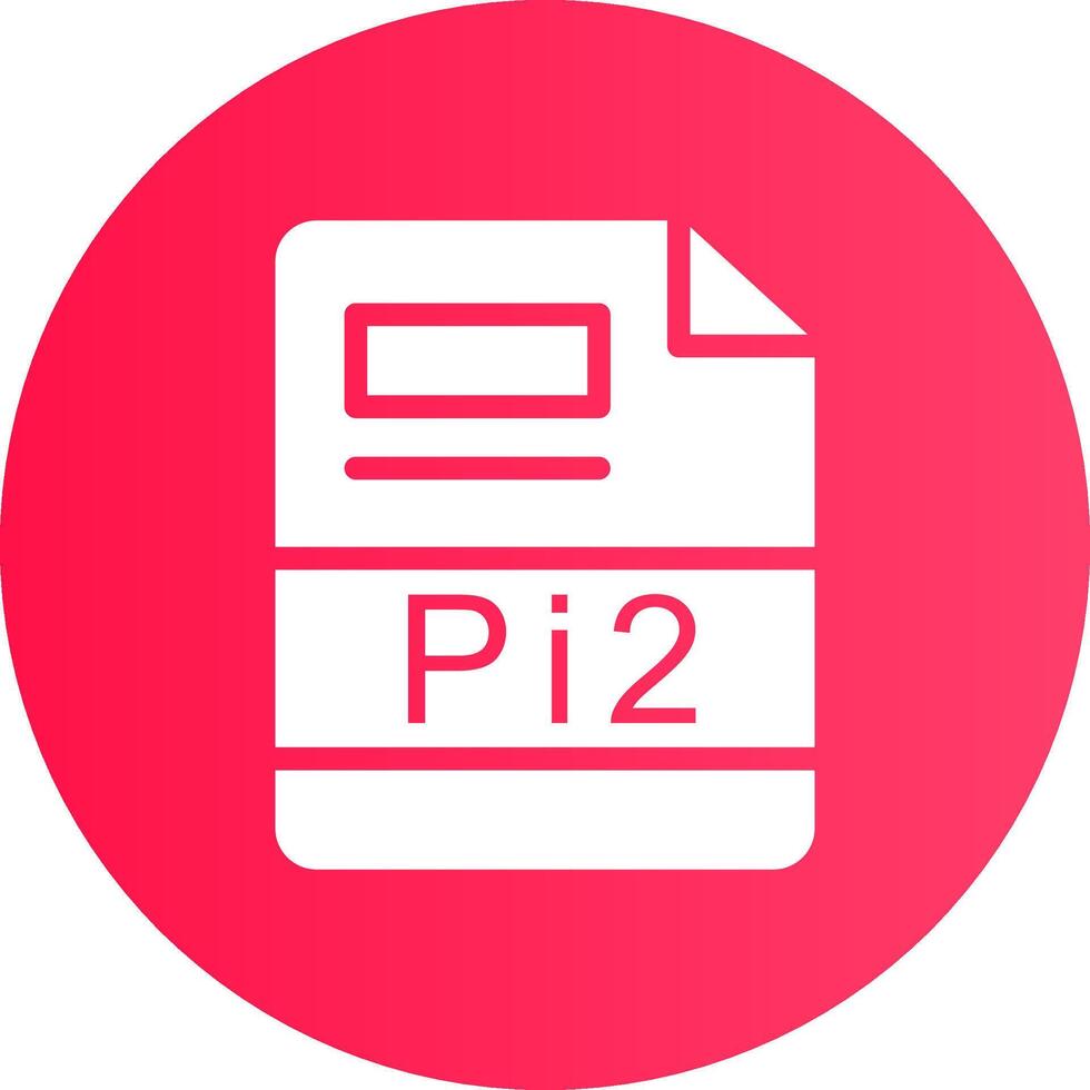 Pi2 Creative Icon Design vector