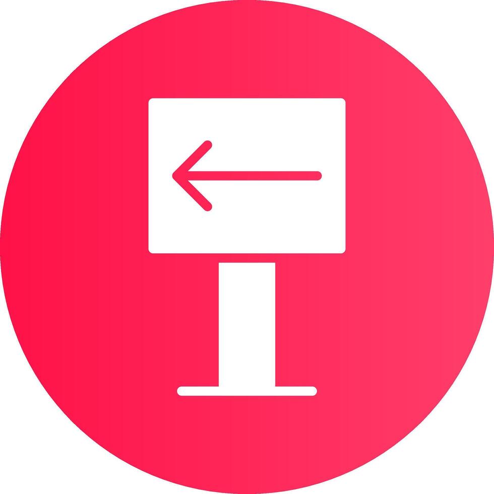 Left Creative Icon Design vector