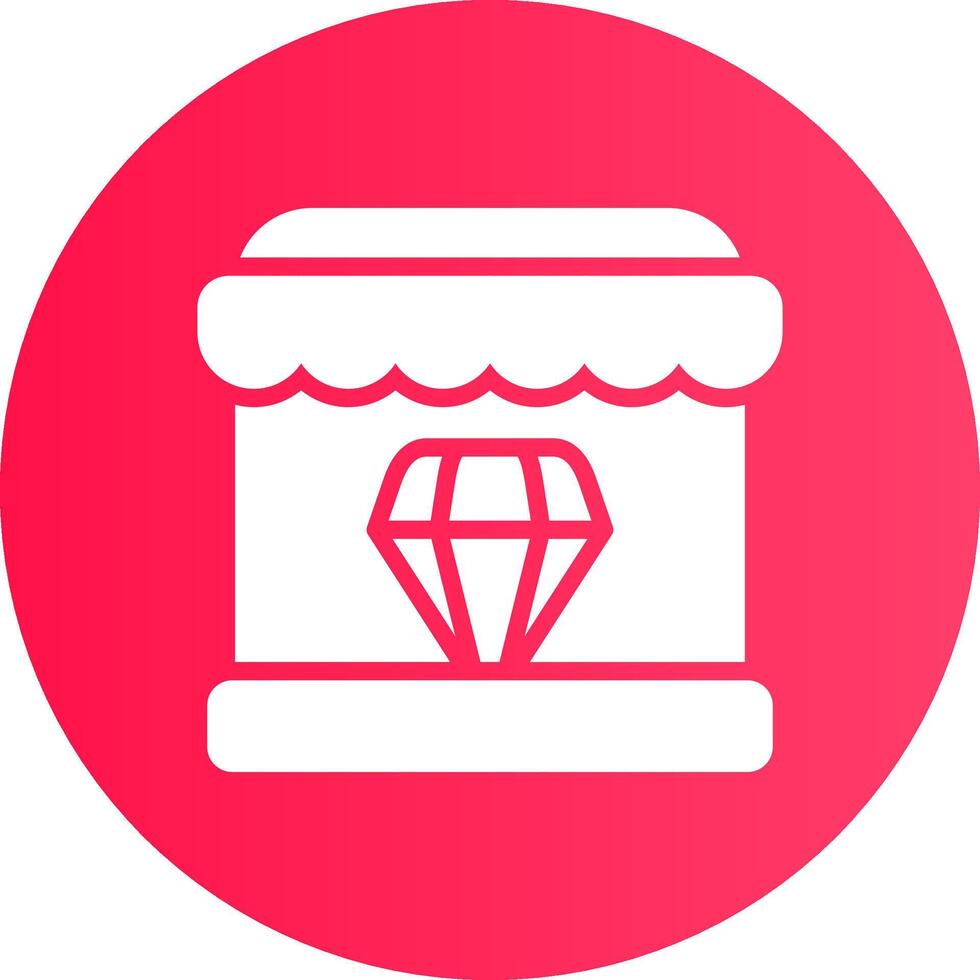 Diamond Shop Creative Icon Design vector