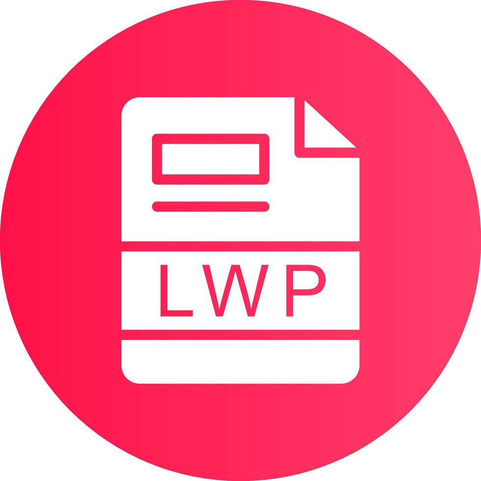 LWP Creative Icon Design vector