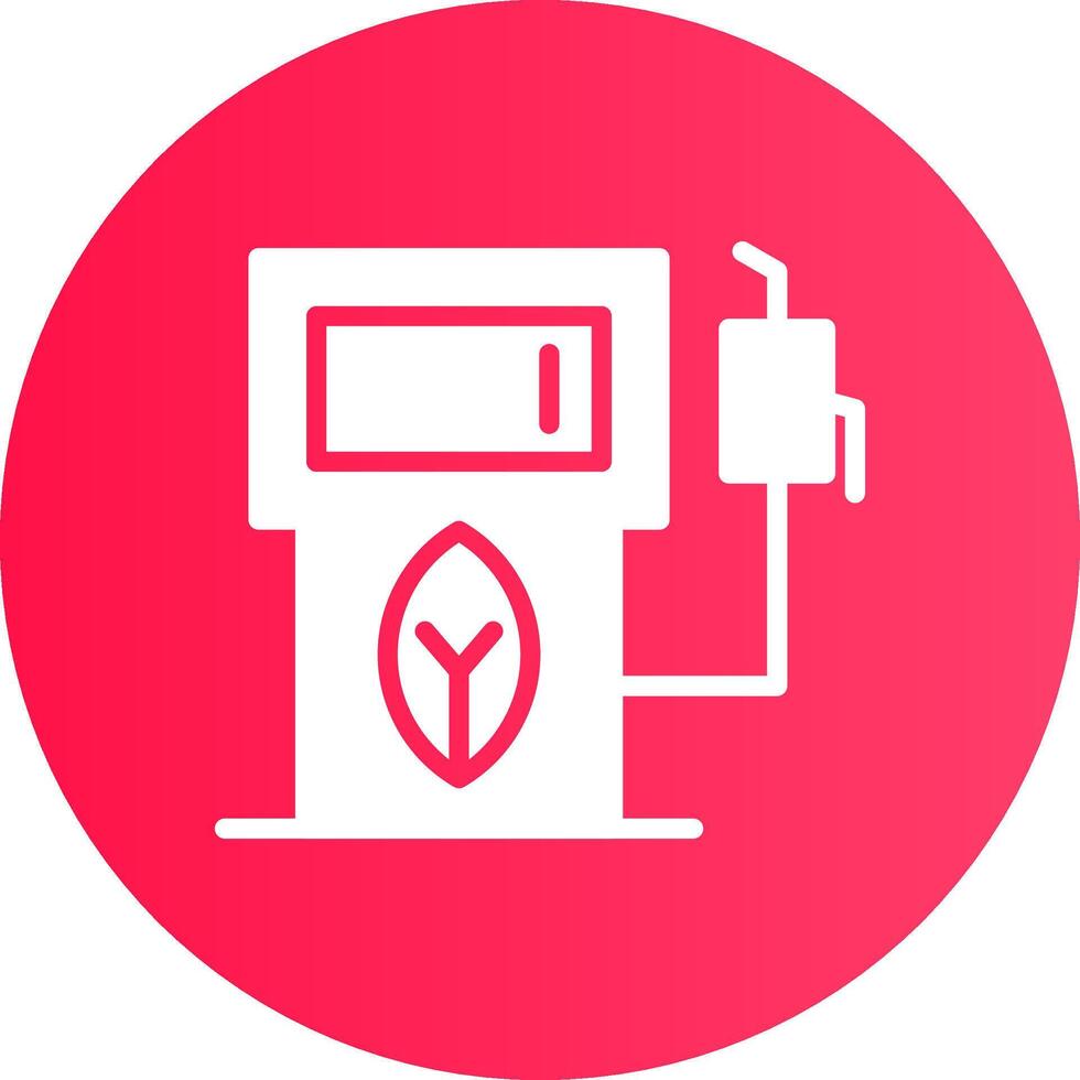 Eco petrol pump Creative Icon Design vector