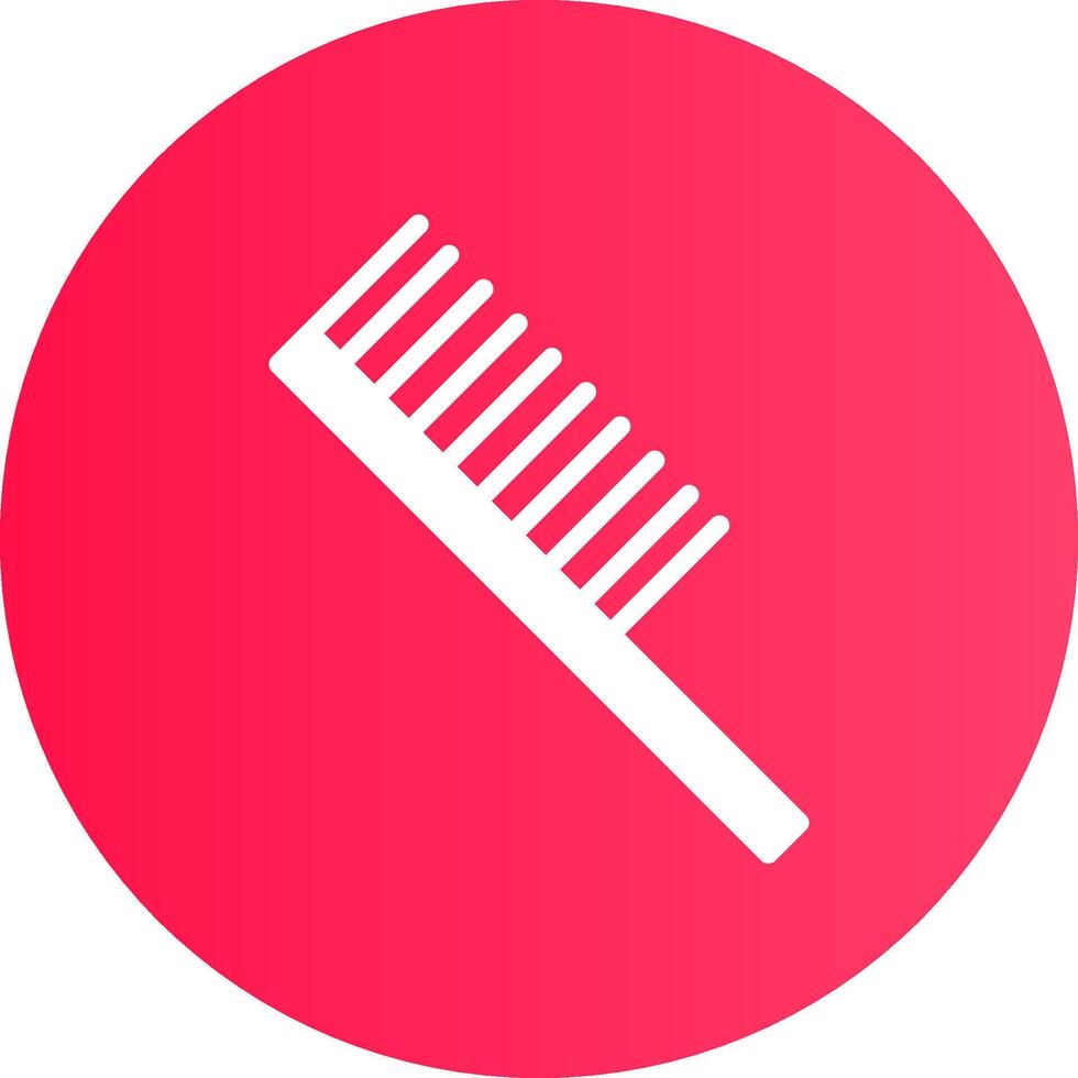 Hair Comb Creative Icon Design vector