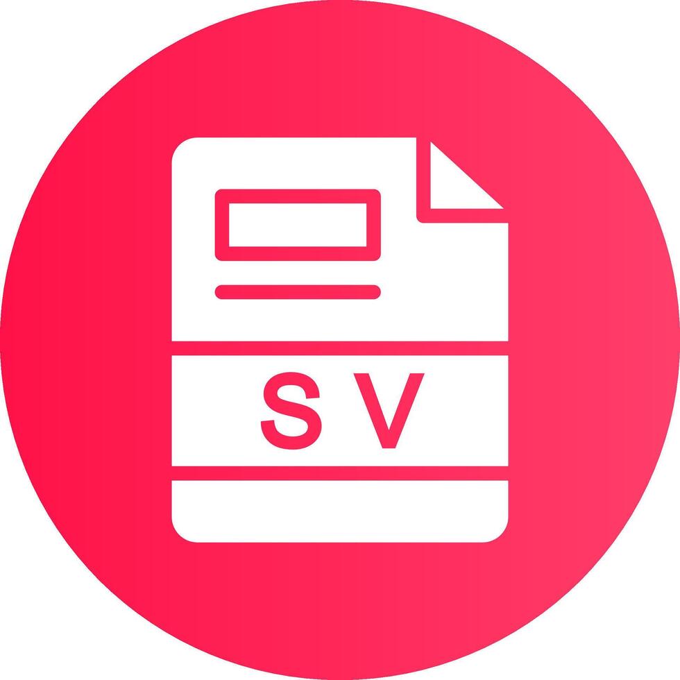 sv creativo icono diseño vector