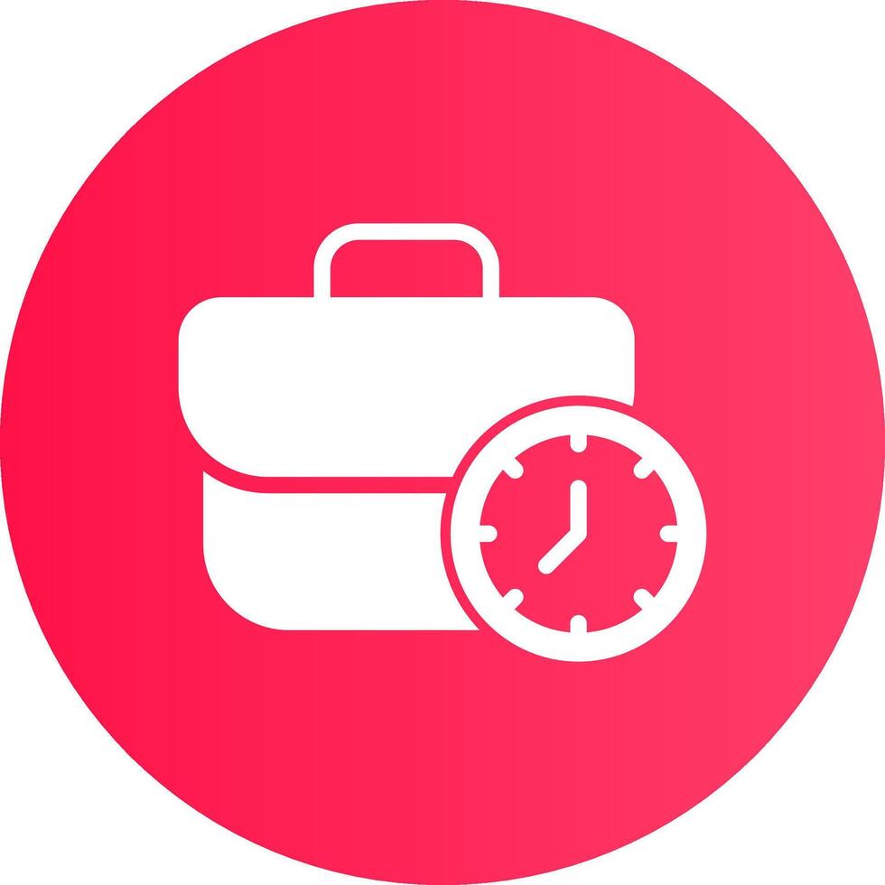 Business Time Creative Icon Design vector