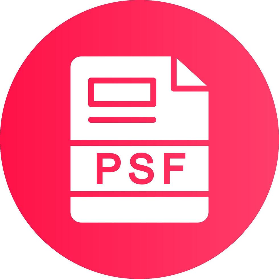 PSF Creative Icon Design vector
